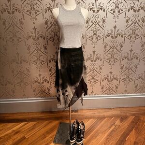 Vintage Pianura Studio Asymmetrical Skirt Sex and the City Curated look